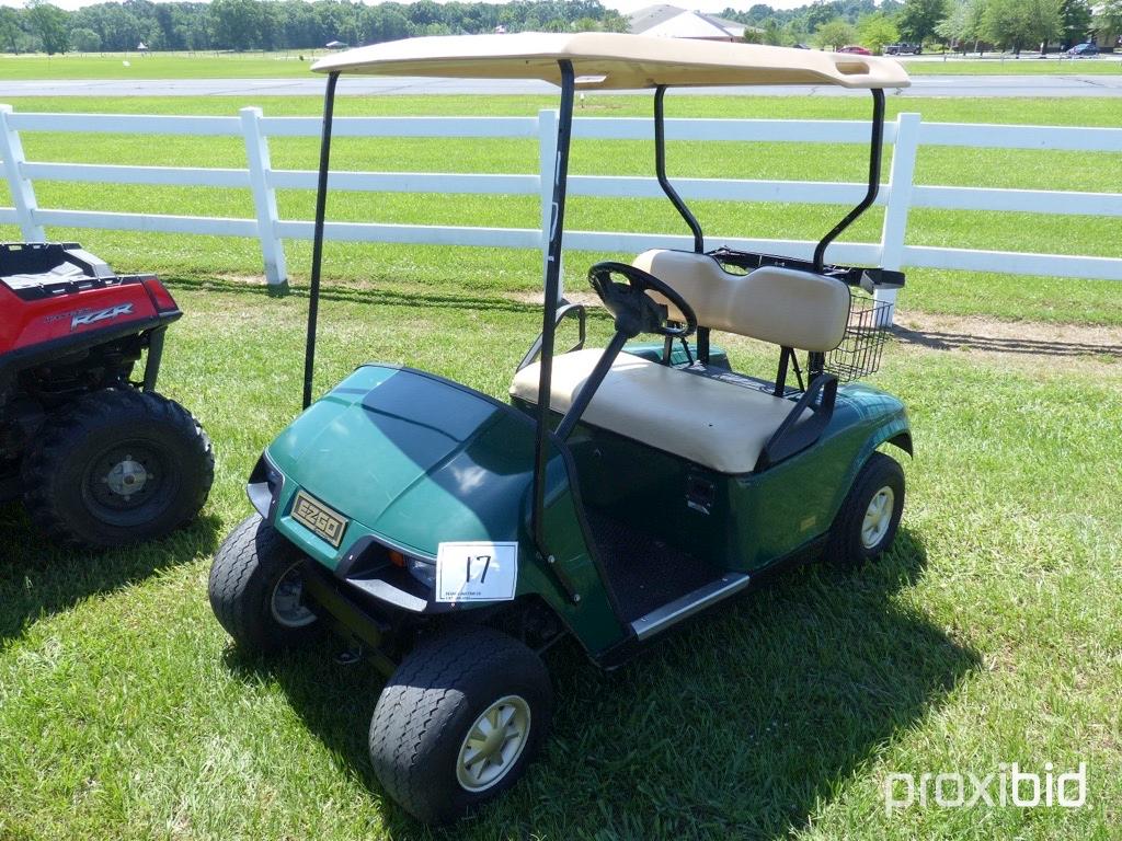 EZGo Electric Golf Cart, s/n 2381593 (No Title): 36-volt