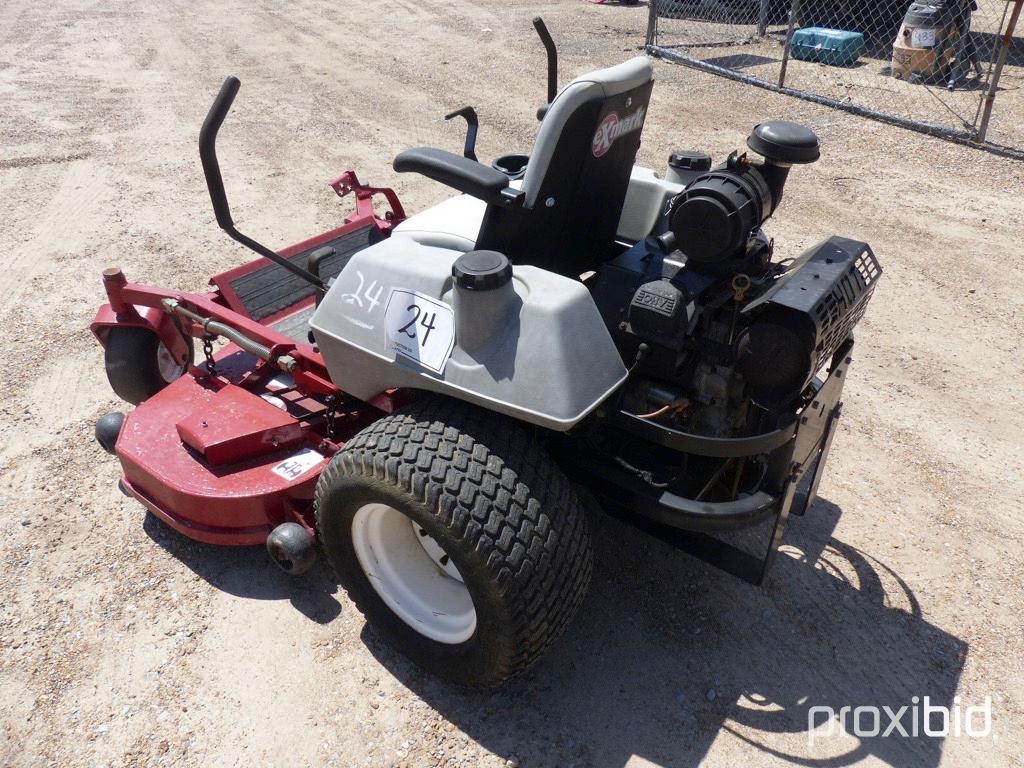 ExMark Laser Z Zero-turn Mower, s/n 352863: 60", Meter Shows 623 hrs