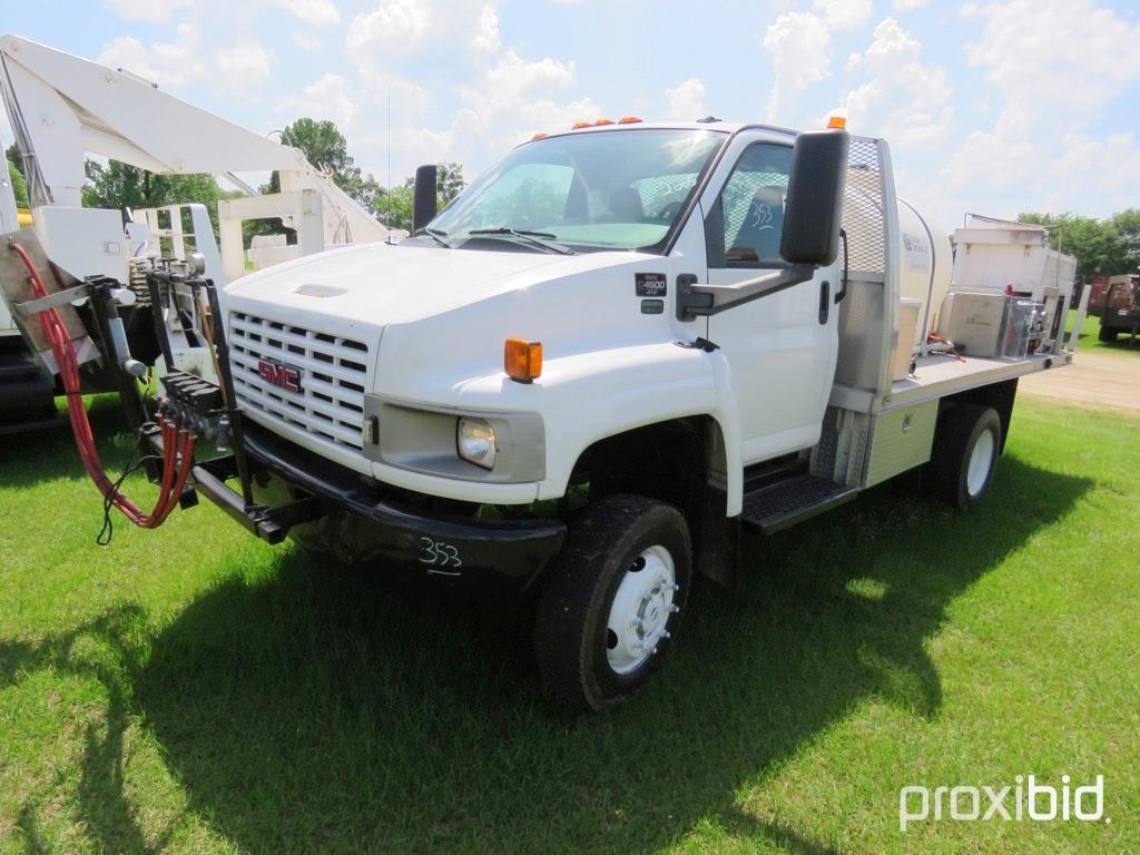 2005 GMC C4500 4WD Chemical Spray Truck, s/n 1GDE4C3285F529298: Duramax Die