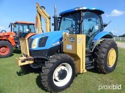 New Holland TS100A MFWD Tractor, s/n ACP219209: Cab, 3PH, Drawbar, 2 Hyd. R