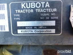 2016 Kubota M6S-111 MFWD Tractor, s/n 50062: C/A, Loader w/ Bkt., Meter Sho