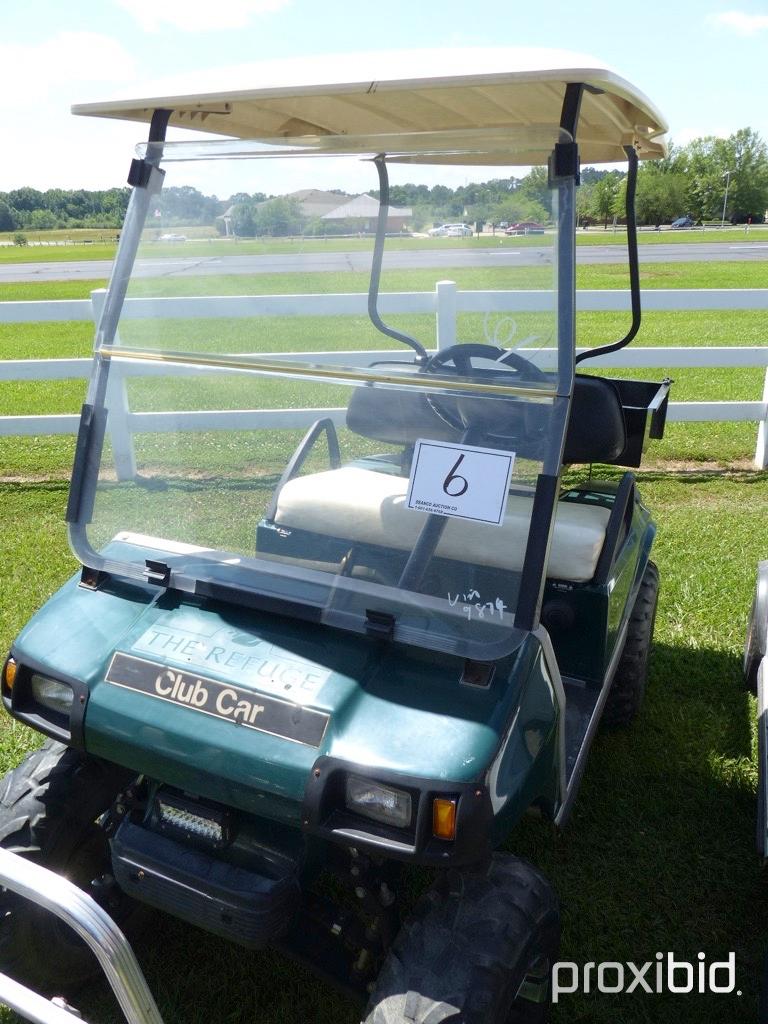 Club Car Golf Cart, s/n AG0708-729824 (No Title)