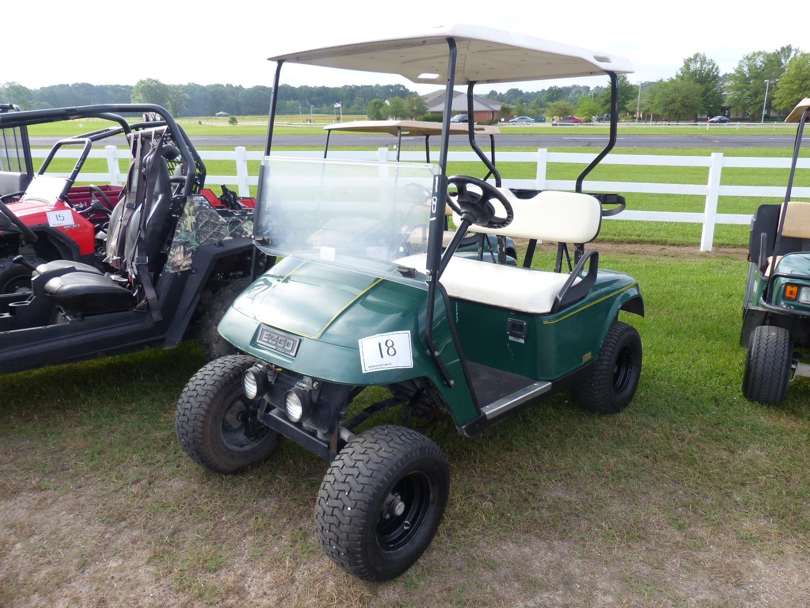 EZGo Electric Golf Cart, s/n 2618030 (No Title): 36-volt