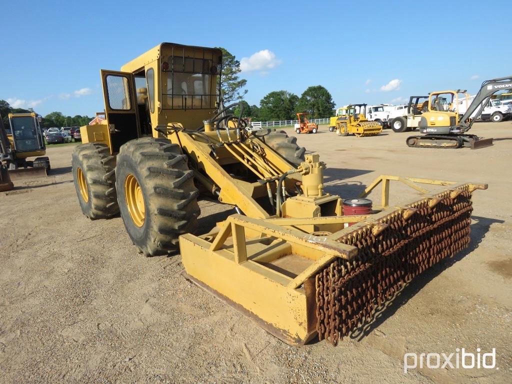 1991 Hydro Ax 520, s/n 3481: Encl. Cab, Winch, 8' Mower Head