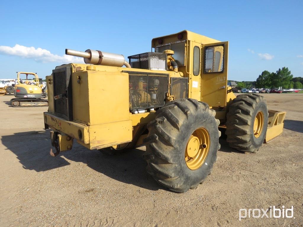 1991 Hydro Ax 520, s/n 3481: Encl. Cab, Winch, 8' Mower Head