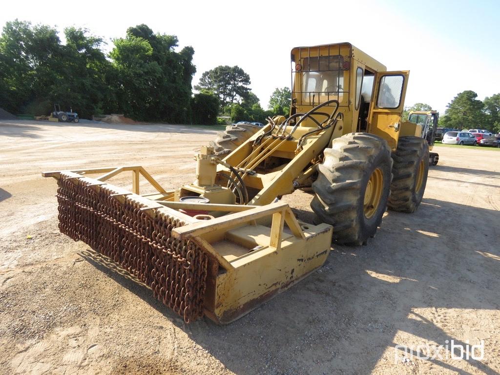 1991 Hydro Ax 520, s/n 3481: Encl. Cab, Winch, 8' Mower Head