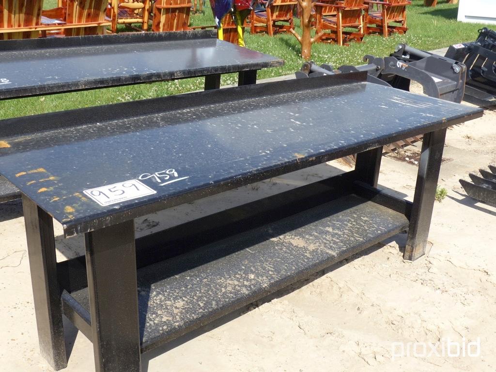 29.5"x90" Heavy-duty Work Bench w/ Shelf
