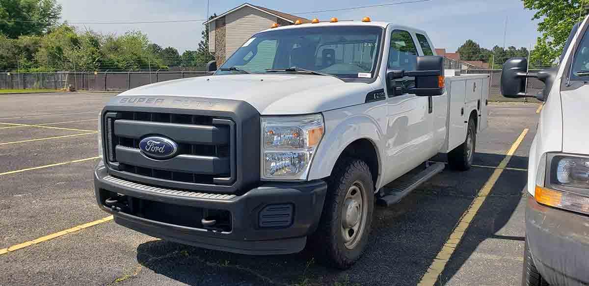 2012 Ford F350 Super-duty XL Truck, s/n 1FD8X3E63CEB40964: 2wd, Gas Eng., 4