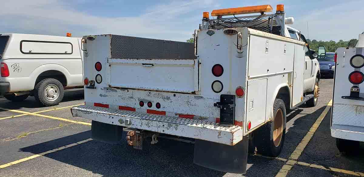 2003 Ford F450 Super-duty Truck, s/n 1FDXW47P63EC90027: 4wd, Diesel Eng., 4