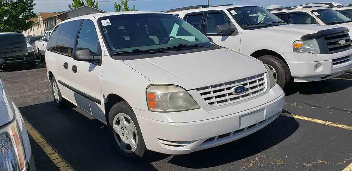 2006 Ford Freestar SE Van, s/n 2FMZA51656BA63733: 2wd, Gas Eng., 4-door, Wh