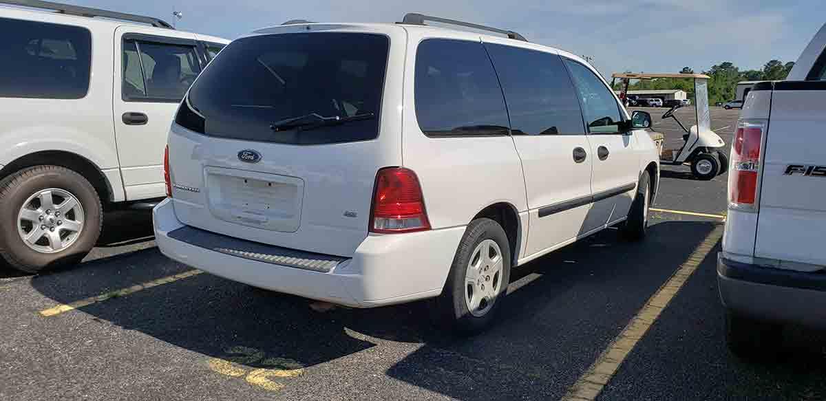 2006 Ford Freestar SE Van, s/n 2FMZA51656BA63733: 2wd, Gas Eng., 4-door, Wh