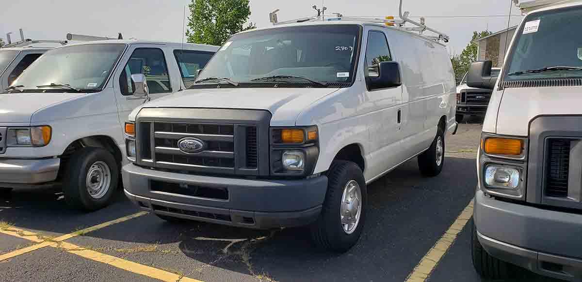 2012 Ford Econoline E350 Super-duty Cargo Van, s/n 1FTSS3EL4CDB07959: 2wd,