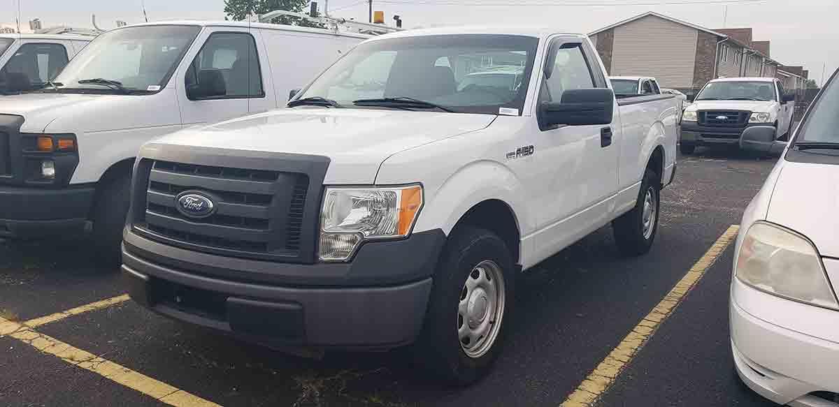 2010 Ford F150XL Pickup, s/n 1FTMF1CW5AKC36350: 2wd, Gas Eng., 2-door Reg.