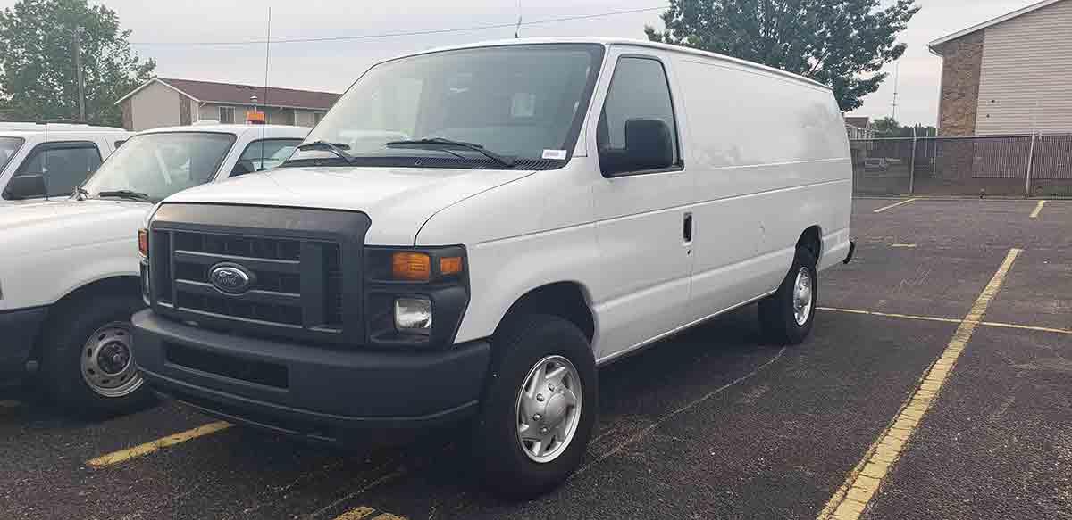 2012 Ford Econoline E350 Super-duty Cargo Van, s/n 1FTSS3EL1CDB07949: 2wd,