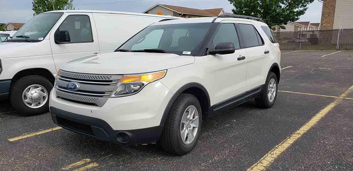 2011 Ford Explorer SUV, s/n 1FMHK8B8XBGA32846: 4wd, Gas Eng., 4-door, White