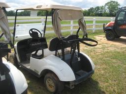 2017 E-Z-Go Electric, Two Passenger, White, Golf Cart with Charger, Canopy, Wind