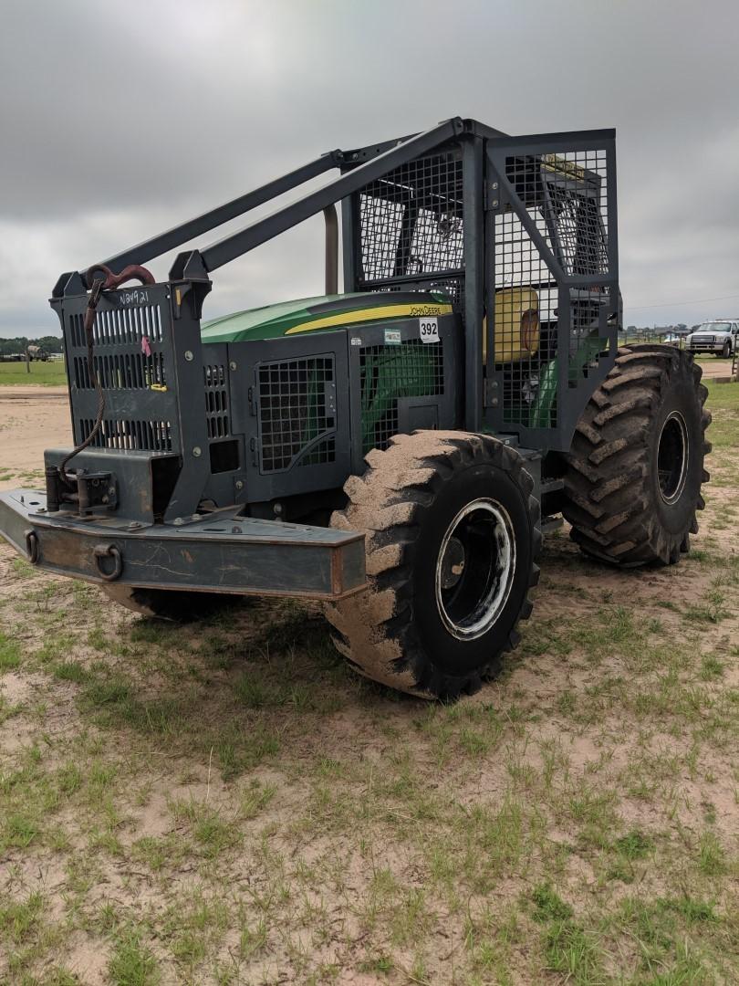 2013 John Deere 5100M with Forestry Tractor, S/N 1LV5100MKDB512589, Showing