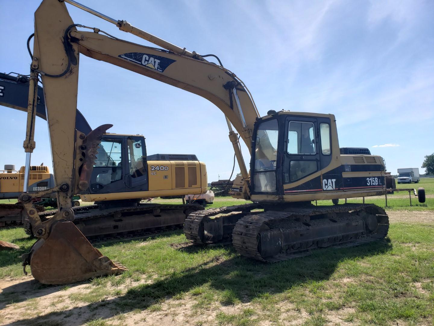 Cat 315B Excavator s/n 3AW02123: Showing 7638 hrs