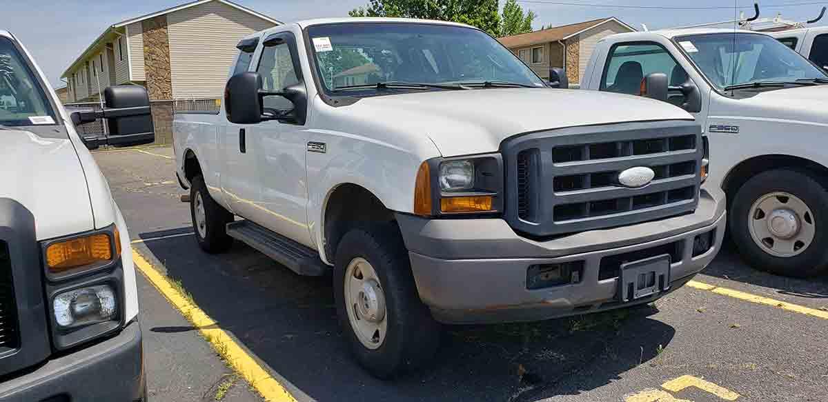 2007 Ford F250 Super-duty XL Pickup, s/n 1FTSX21547EA41223: 4wd, Gas Eng.,