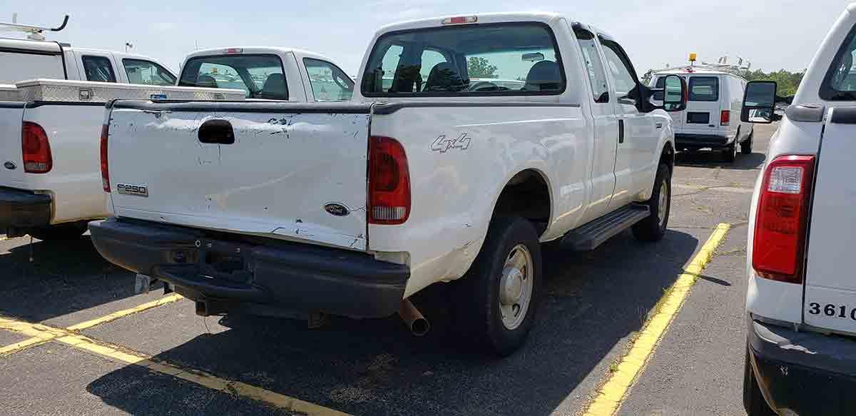 2007 Ford F250 Super-duty XL Pickup, s/n 1FTSX21547EA41223: 4wd, Gas Eng.,