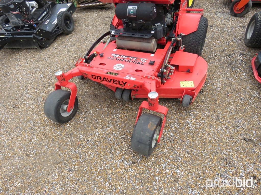 2015 Gravely ProStance 52 Stand-On Mower, s/n 994122041007: Meter Shows 614