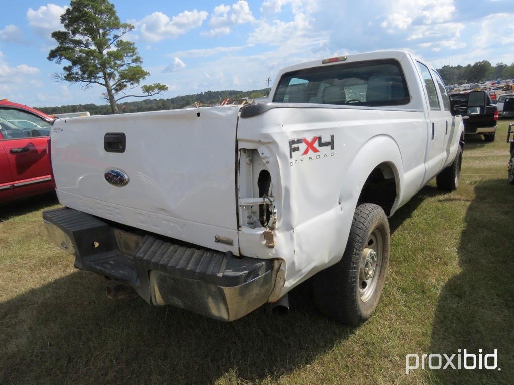 2011 Ford F350 4WD Truck, s/n 1FT8W3B60BEB36672: 4-door, Diesel, Auto, Odom