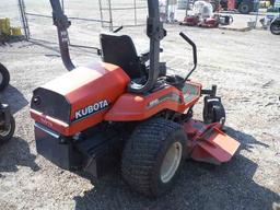 Kubota ZD21F-60P Zero-turn Mower, s/n 47084: Meter Shows 1162 hrs