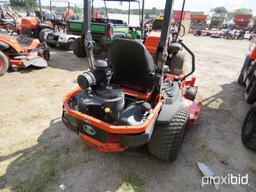 Kubota Z726XK Zero-turn Mower, s/n 12829: 60" Cut, Kawasaki Gas Eng., Meter