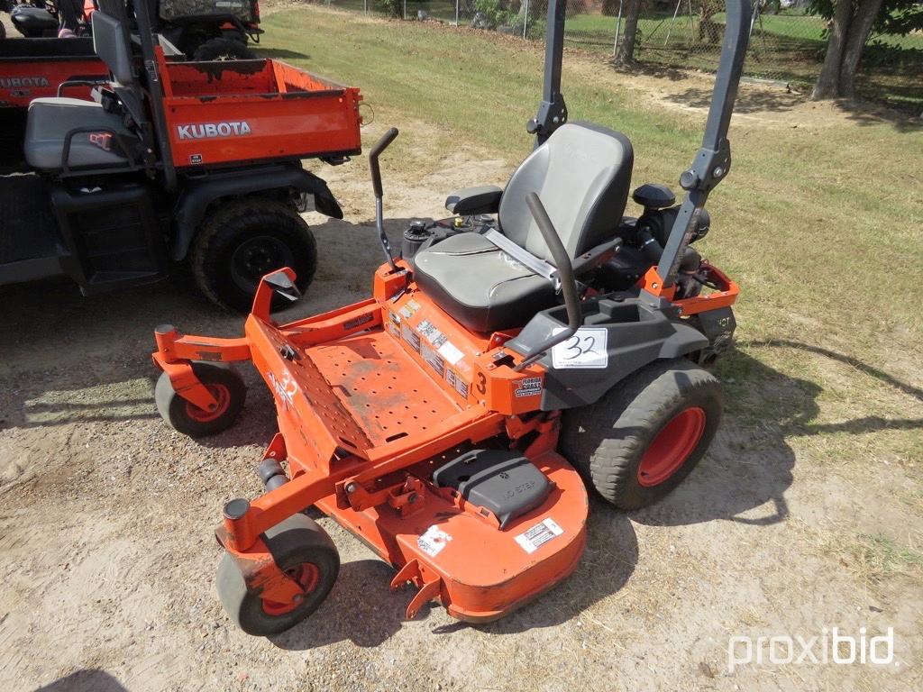 Kubota Z726XK Zero-turn Mower, s/n 12829: 60" Cut, Kawasaki Gas Eng., Meter