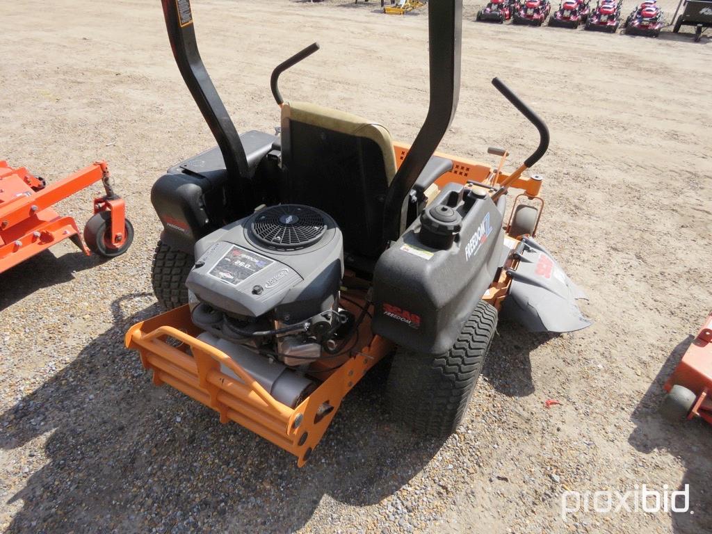 Scag SFZ48 FreedomZ Zero-turn Mower, s/n D1503033: 48", Meter Shows 587 hrs