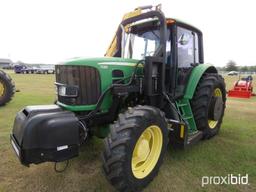 John Deere 7130 Tractor, s/n L07130H586689: C/A, 6-cyl. Diesel, 16-sp. Powe