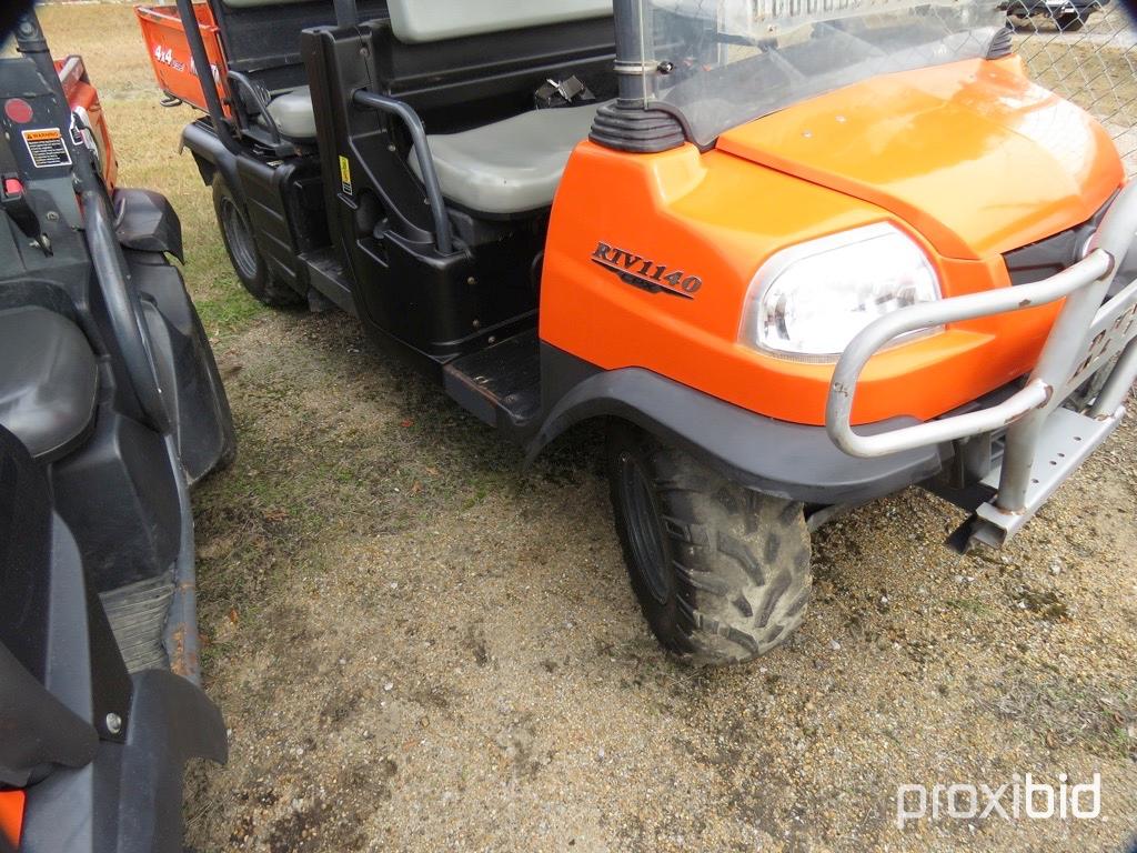 Kubota RTV1140CPX Utility Vehicle, s/n 36276 (Has Title - $50 Trauma Care F