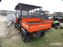 Kubota RTV1140CPX Utility Vehicle, s/n 36276 (Has Title - $50 Trauma Care F