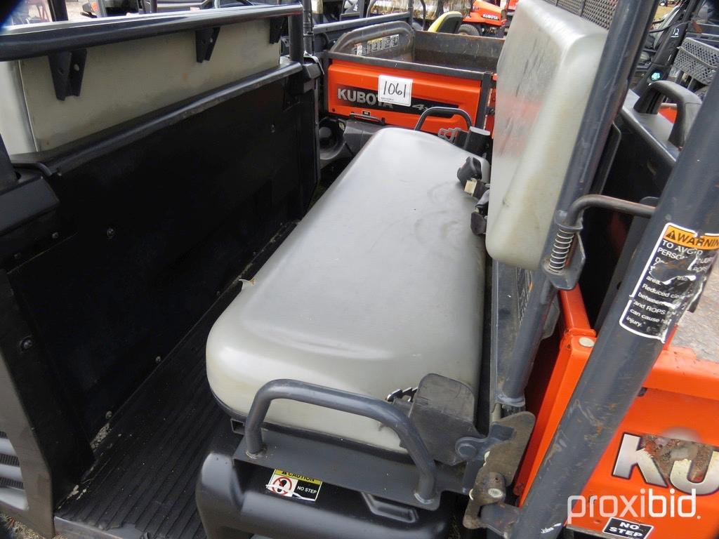 Kubota RTV1140CPX Utility Vehicle, s/n 36276 (Has Title - $50 Trauma Care F