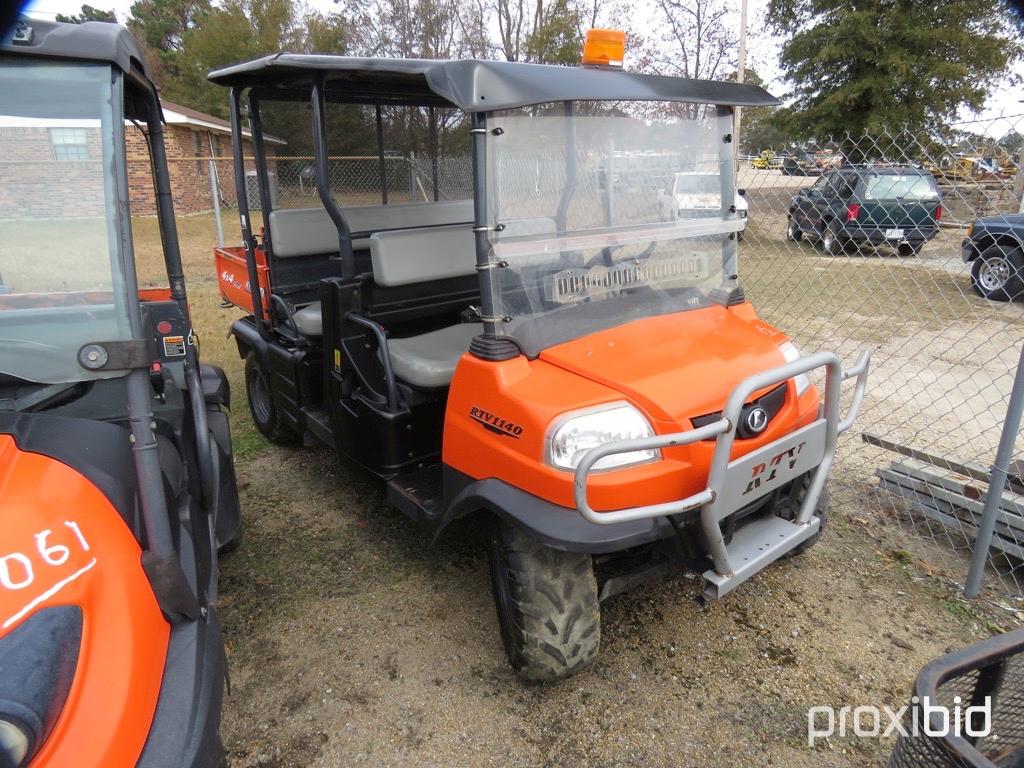 Kubota RTV1140CPX Utility Vehicle, s/n 36276 (Has Title - $50 Trauma Care F