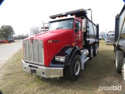 2015 Kenworth T800 Tri-axle Dump Truck, s/n 1NKDX4EX0FJ423303: Cummins ISX