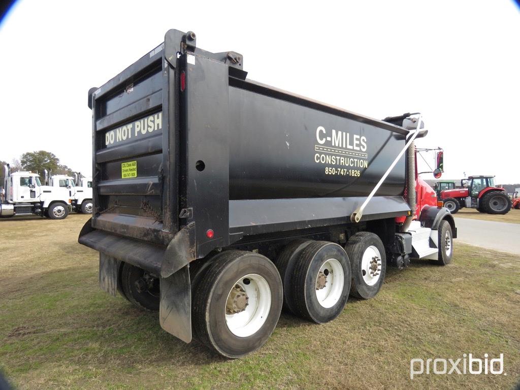 2015 Kenworth T800 Tri-axle Dump Truck, s/n 1NKDX4EX5FJ455969: Cummins ISX