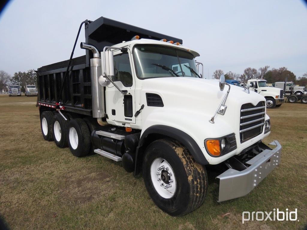 2007 Mack CV713 Tri-axle Dump Truck, s/n 1M2AG11Y27M063612: Maxitorque T309