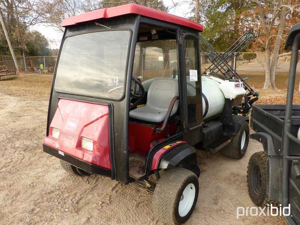 Toro MultiPro 5700D Sprayer, s/n 260000426: 3000-gal Tank, Sprayer w/ Foldi