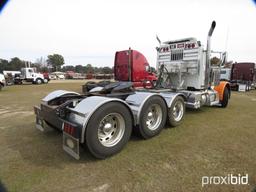 2007 Peterbilt 379 Truck Tractor, s/n 1XP5DBEXX7N638036: Tri-axle, Day Cab,