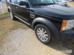 2008 Land Rover LR3 4WD SUV, s/n SALAE254X8A463615: 4-door, Auto, Leather,