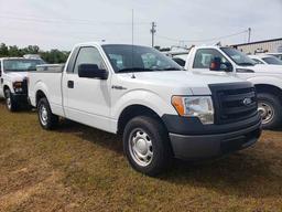 2013 Ford F150 XL Pickup, s/n 1FTMF1CM8DFC58645: 2-door, White, Styleside,