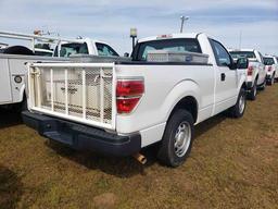 2013 Ford F150 XL Pickup, s/n 1FTMF1CM8DFC58645: 2-door, White, Styleside,