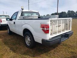 2013 Ford F150 XL Pickup, s/n 1FTMF1CM8DFC58645: 2-door, White, Styleside,