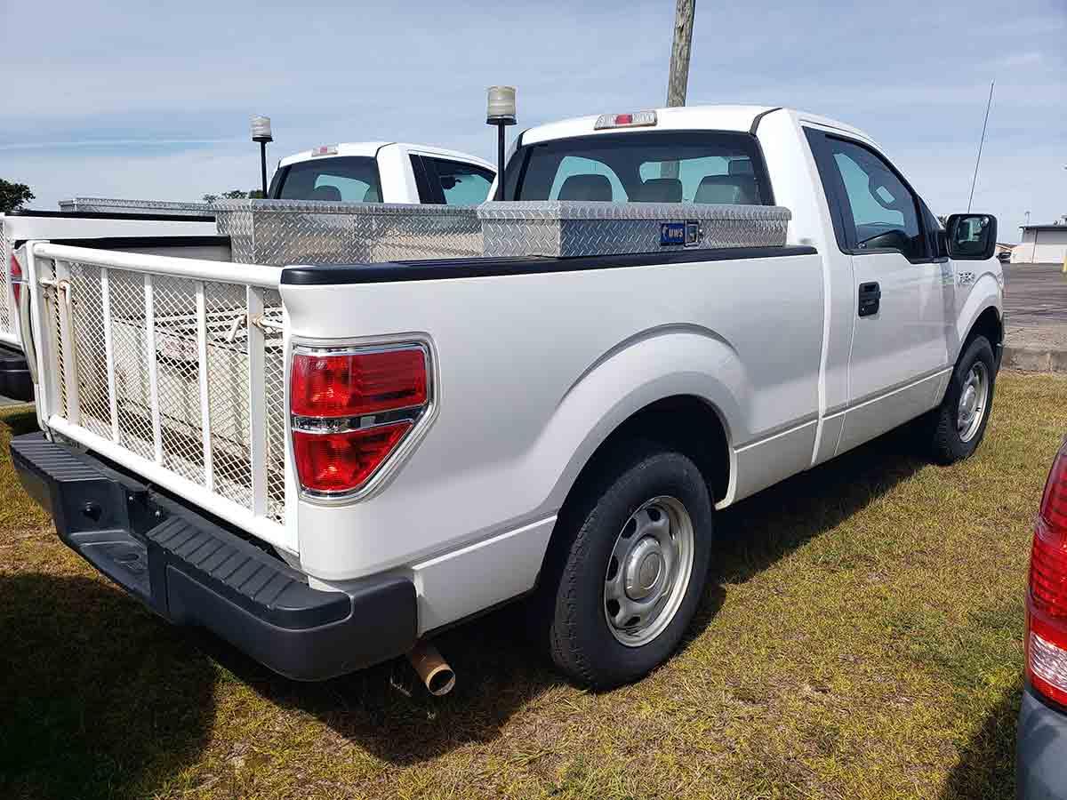 2013 Ford F150 XL Pickup, s/n 1FTMF1CM5DFC58599: White, 2-door, Styleside,