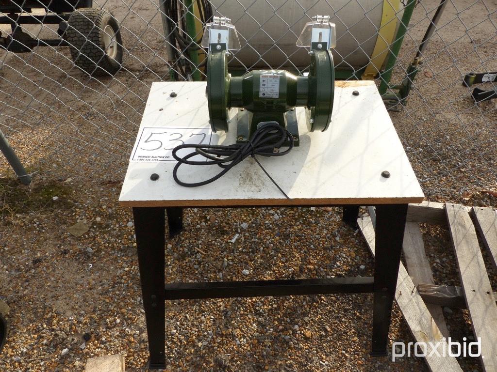 Bench Grinder w/ Stand