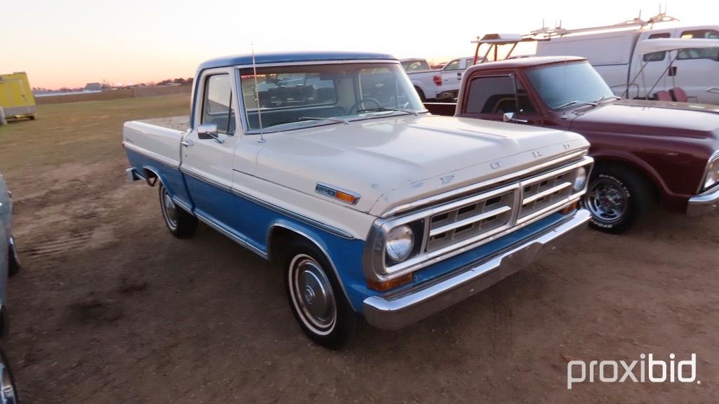 1971 Ford F100 Pickup s/n F10GCK28732: 302 V8 Eng. Auto A/C Original