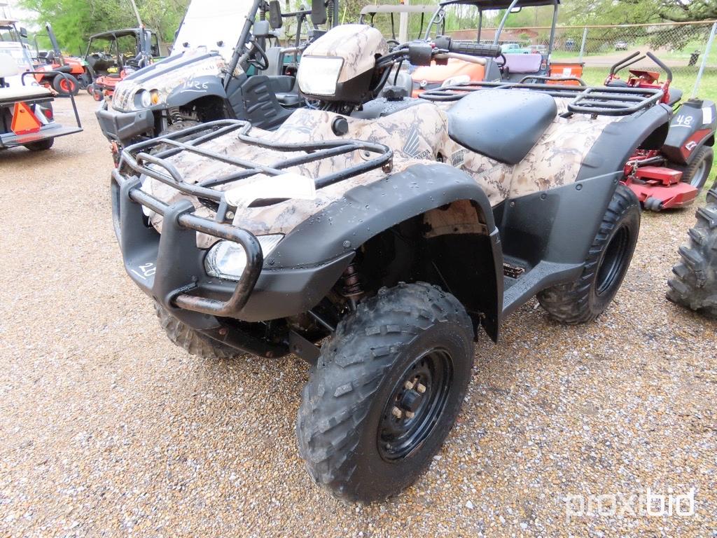 2007 Honda TRX500 Foreman 4WD ATV, s/n 1HFTE311474205417 (Has Title - $50 T