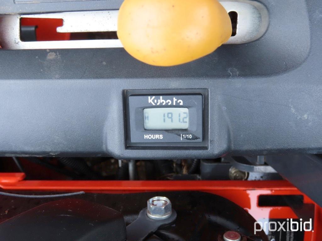 Kubota ZD1011 Zero-turn Mower, s/n 10072: 54" Cut, Meter Shows 190 hrs