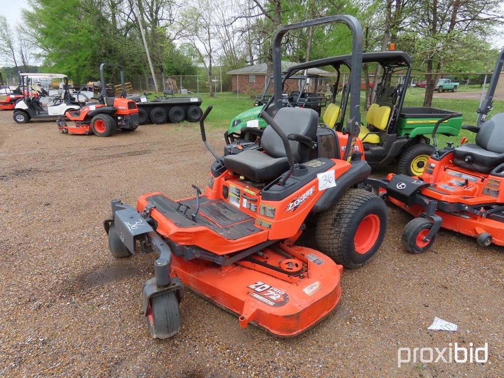 Kubota ZD331 Zero-turn Mower, s/n 35152: Diesel, 72" Cut, Meter Shows 1998